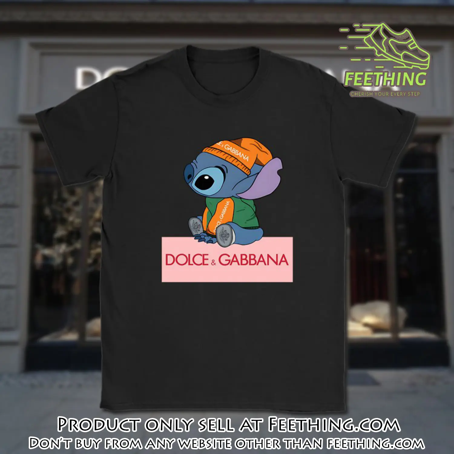 Stitch dolce & gabbana unisex tshirt cotton tee tat14378 ft0335640
